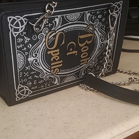 Book of Spells Purse witchy Gothic Halloween witch craft whimsigoth cosplay - Picture 3 of 6